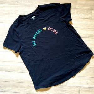 Old Navy Rainbow Tee medium